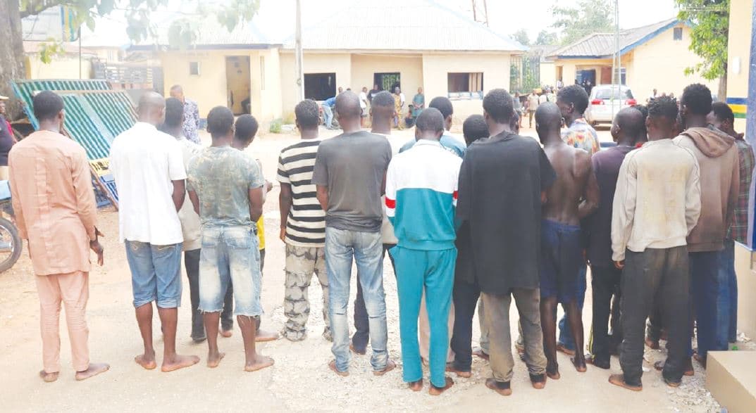 Ogun Police Arrest 146 Suspects in Sagamu Raids