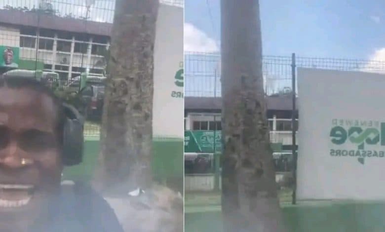 Tinubu Campaign Vehicle Found Inside INEC Office Sparks Outrage