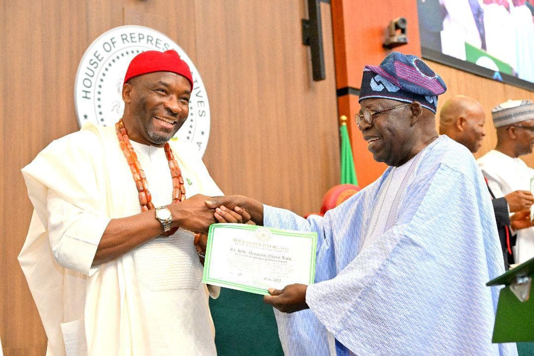 Kalu Honors Tinubu's Peacebuilding Role at IPU Assembly