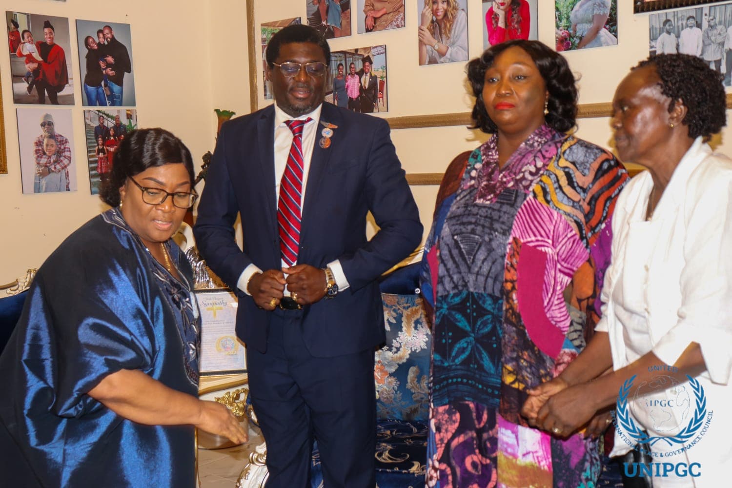 UNIPGC President Ojadah Condoles Former Liberian VP