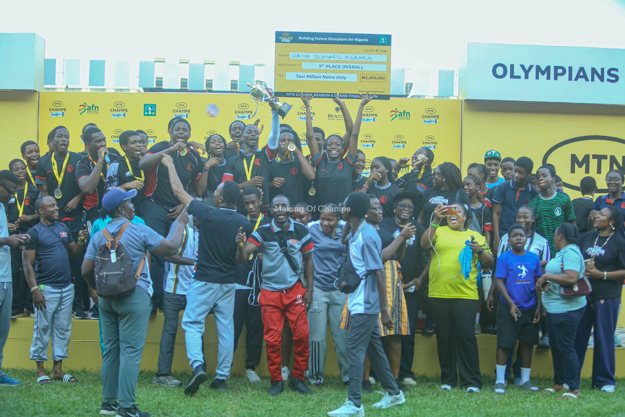 MTN Champs Final: Corona School and Ado Girls Shine