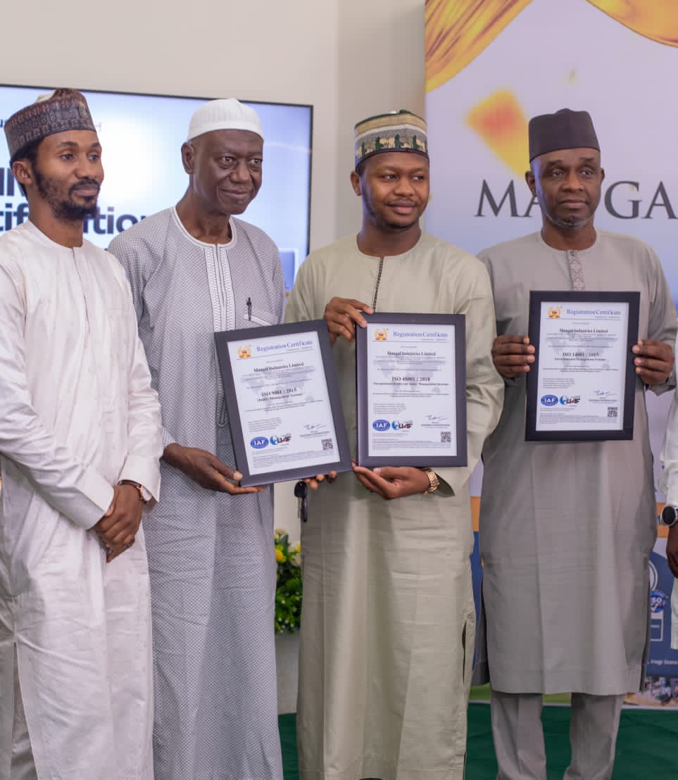 Mangal Industries Achieves Triple ISO Certifications