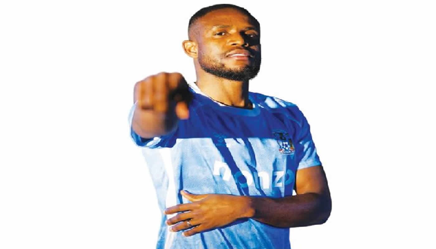 Frank Onyeka Celebrates Coventry's Premier League Promotion