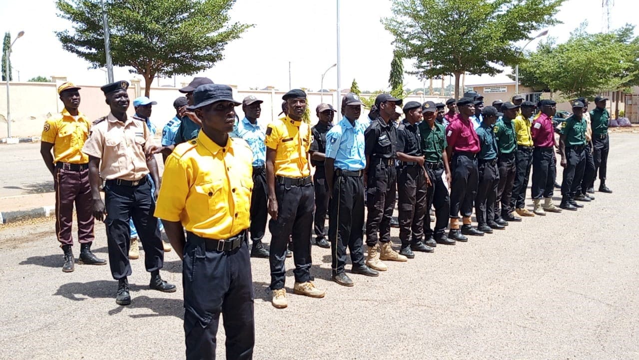 NSCDC Trains 80 Private Guards in Gombe State