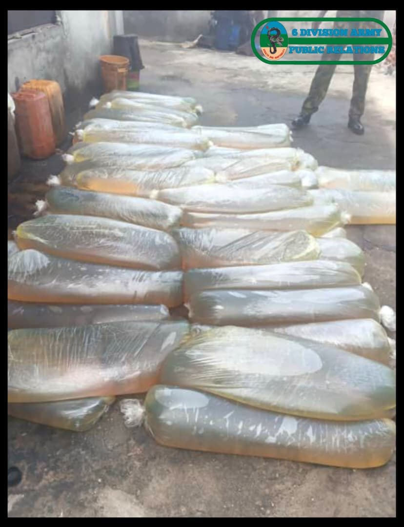Nigerian Army Seizes N250M Stolen Oil, Arrests Nine