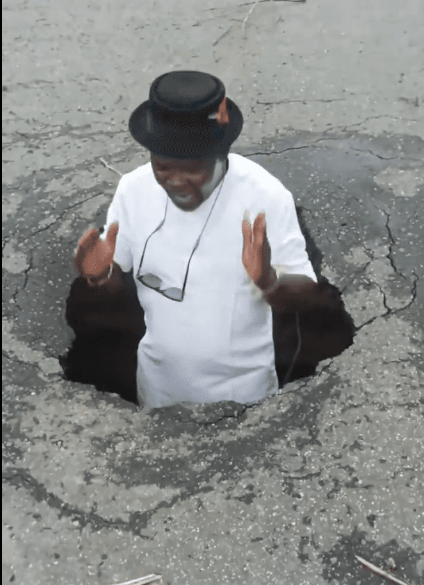Man Urges Bayelsa Government to Fix Dangerous Potholes