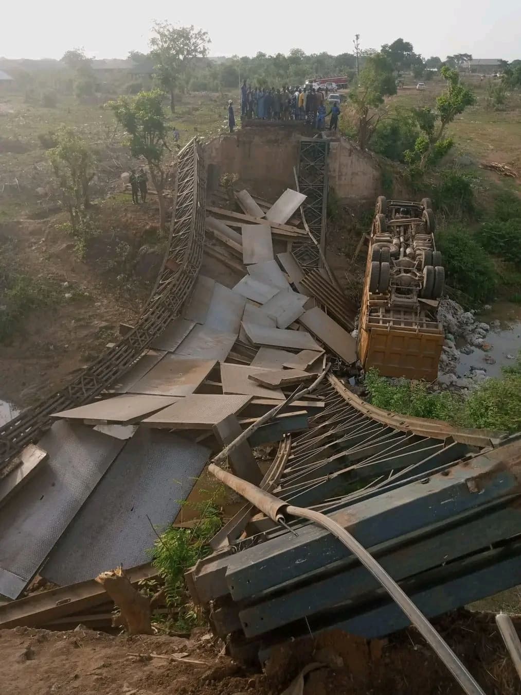 Bridge Collapse Disrupts Traffic in Kwara State