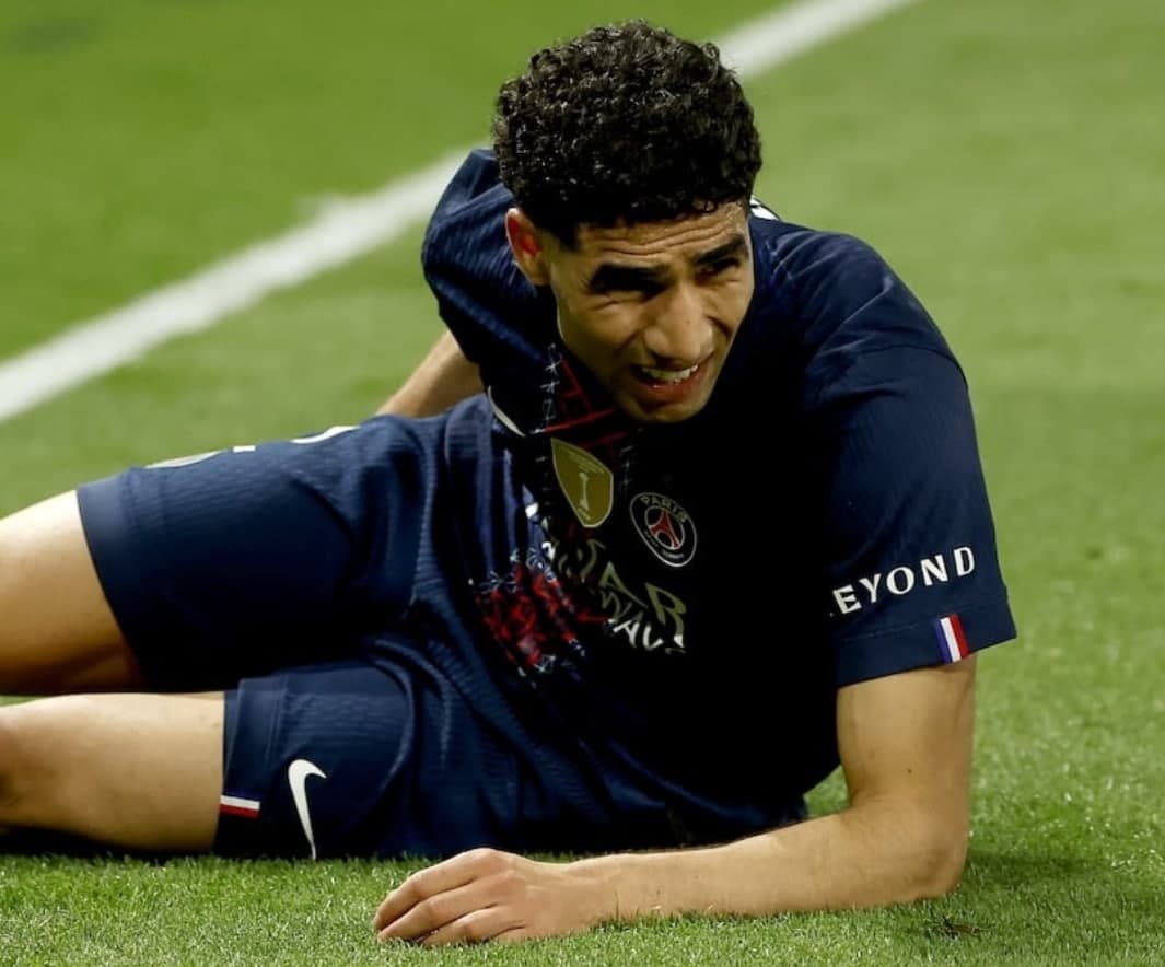Achraf Hakimi Out with Injury Ahead of Bayern Clash