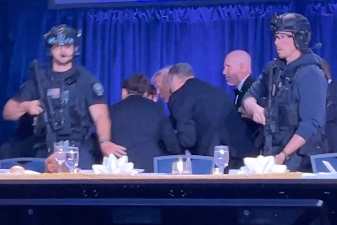 Gunshots Near Trump at White House Correspondents' Dinner